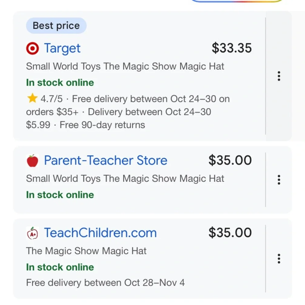 New: The Magic Show Magic Hat from Small World Creative